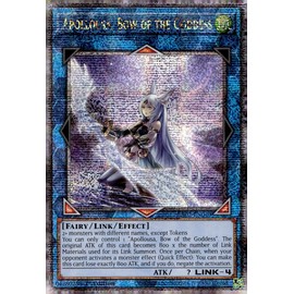 Apollousa, Bow of The Goddess (Alternate Art) (Quarter Century Secret Rare) - RA02-EN040 - Quarter Century Secret Rare - 1st Edition