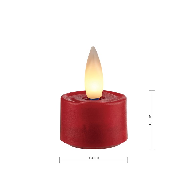 CozierGlow Rechargeable Flameless Candle with Remote Timer, 3D Moving Flame