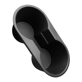 Cup Holder Insert Fit for Ford F150 2004-2014, Front Center Console Dual Black Cup Holder Replaces 4L3Z-1513562-AAA