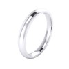 Unisex Sterling Silver 3mm Super Heavy Court Shape Polished Wedding