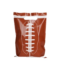 HQKJGSYX 20PCS Gift Bags Reusable Bags Rugby Gift Bag Football Party Gift Bags Football Goodie Bags Treat Bags Candy Bags Party Favors Bags For Kids Birthday Sports Theme Party