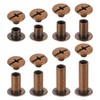 sourcing map 110 Sets Chicago Screw Rivets Metal Phillips Head