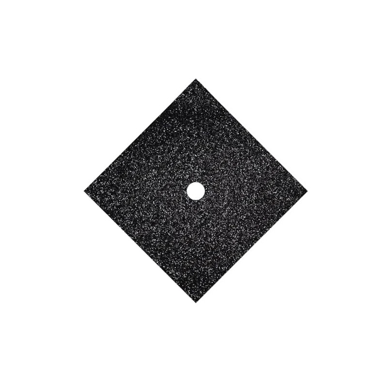 Black Construction topper Paper for Grad Cap Decorations, 1 Sheet