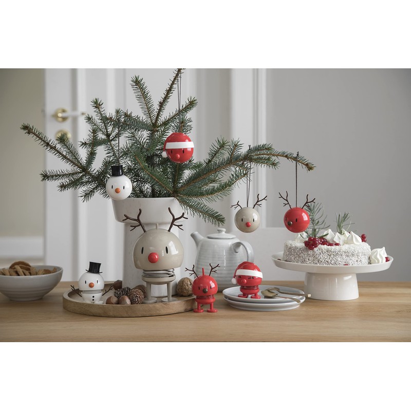 Hoptimist Snowman Ornament 5.2 x 5.8 x 6.8 cm Pack