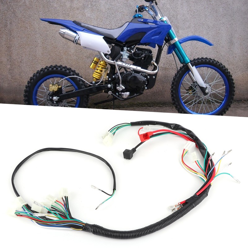 Electric Start Wiring Harness Loom Fit for PIT Trail Quad
