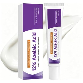 Ácido Azelaico Suero Facial al 15% – Crema Hidratante Unifica el Tono, Atenúa Manchas, Calma Rojeces y Controla el Brillo (20g*1)