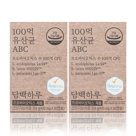 1+1 Simple Day 10 Billion Lactobacillus ABC 30 Capsules 2 Probiotics / 1+1 담백하루 100억 유산균 ABC 30캡슐 2개 프로바이오틱스