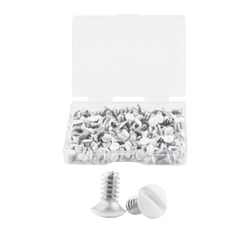 AOMIKITSTU 120pcs 3/8inch Wall Switch Plate Screws, Outlet Screws for Wall Light Switch Panels