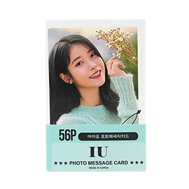 ZEESOON K-POP IDOL Group New Photo Message Card 56pcs set (Postcard / 56sheets) or Transparent Card 25pcs set Kpop (IU)
