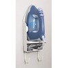Sophisti-Clean Iron Board Laundry Room Organization And Storage With Hooks,