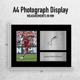 HWC Trading A4 James Ward-Prowse The Hammers Gifts Printed Signed Autograph Picture for Football Fans and Supporters - A4