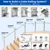 [Patent] Muzata 10 Pack 1/8" Invisible Cable Railing Kit Hardware