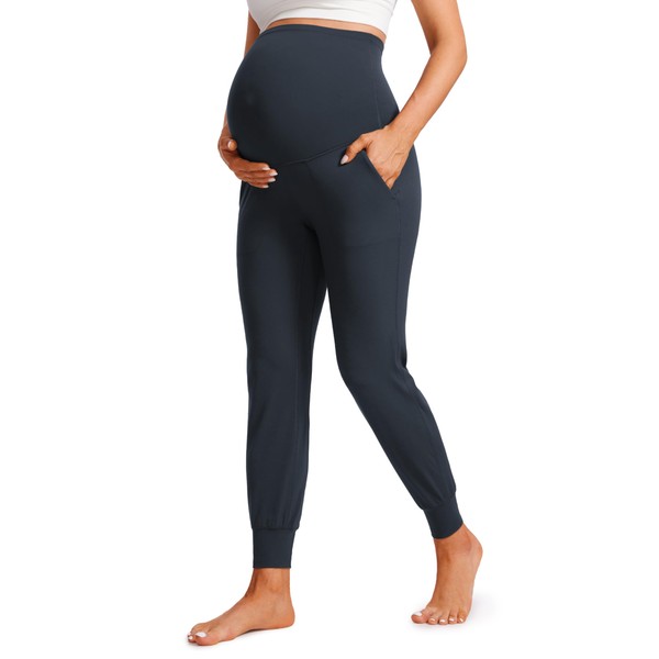 CRZ YOGA Womens Butterluxe Maternity Joggers with Pockets 27" -