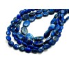 Perfect Gems Natural Blue Lapis lazuli Smooth Flat Oval Gemstone