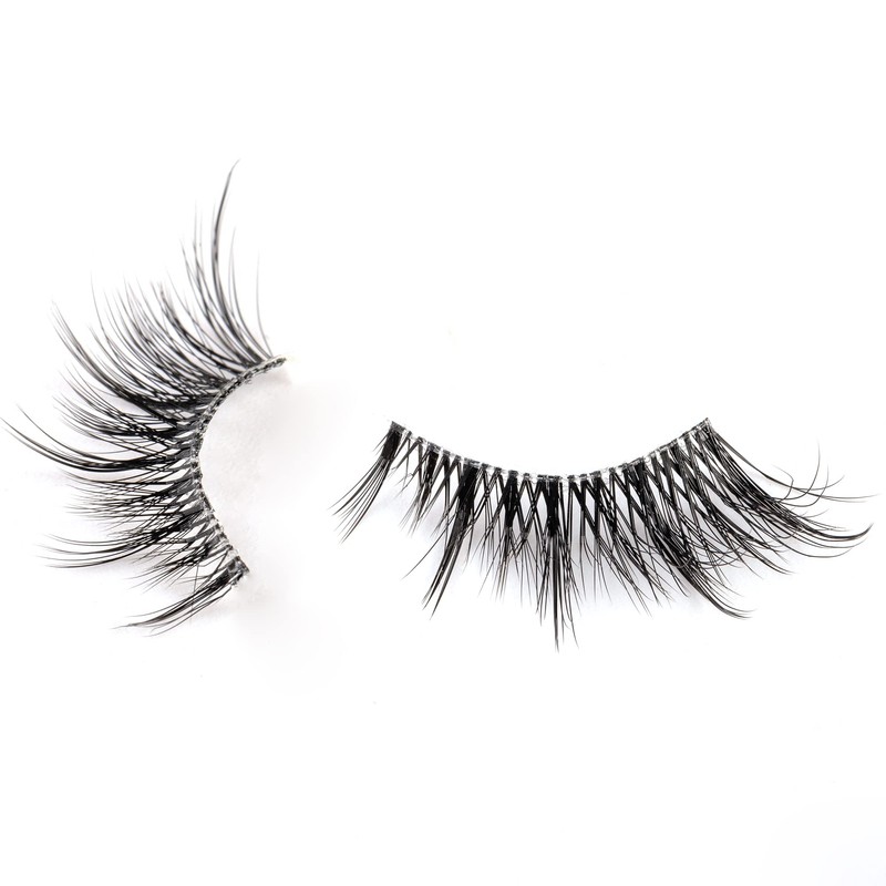 Half False Eyelashes, C Curl, Russian Stripes, False Eyelashes, Natural