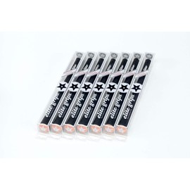 elitegrips Y360°SV Golf Grips, Set of 7, Berlina Black/Wild Orange with Backline
