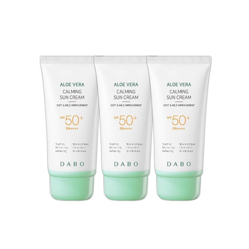Dabo Aloe Vera Calming Sun Cream 70ml x 3 /