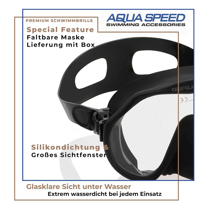Aqua Speed Amati Diving Goggles | Snorkel Mask | Diving