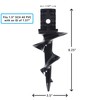X-FLOAT Dock Auger (Sand Auger) for PVC Tubing Sandbar Anchor