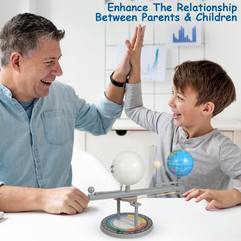 Vaguelly Sun Earth Moon Orbital Model Kids Educational Geography Model