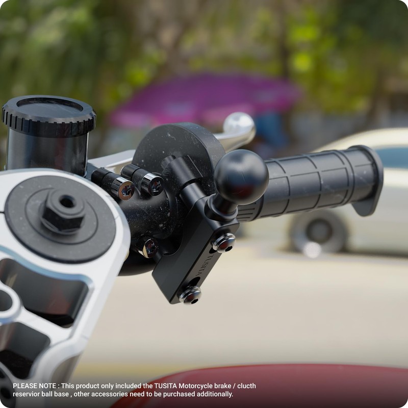 TUSITA Motorcycle Brake Clutch Reservoir Ball Base B Size 1"