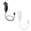 C-FUNN Klassischer Nunchuck-Controller für Wii Wii U, Schwarz und Weiß,