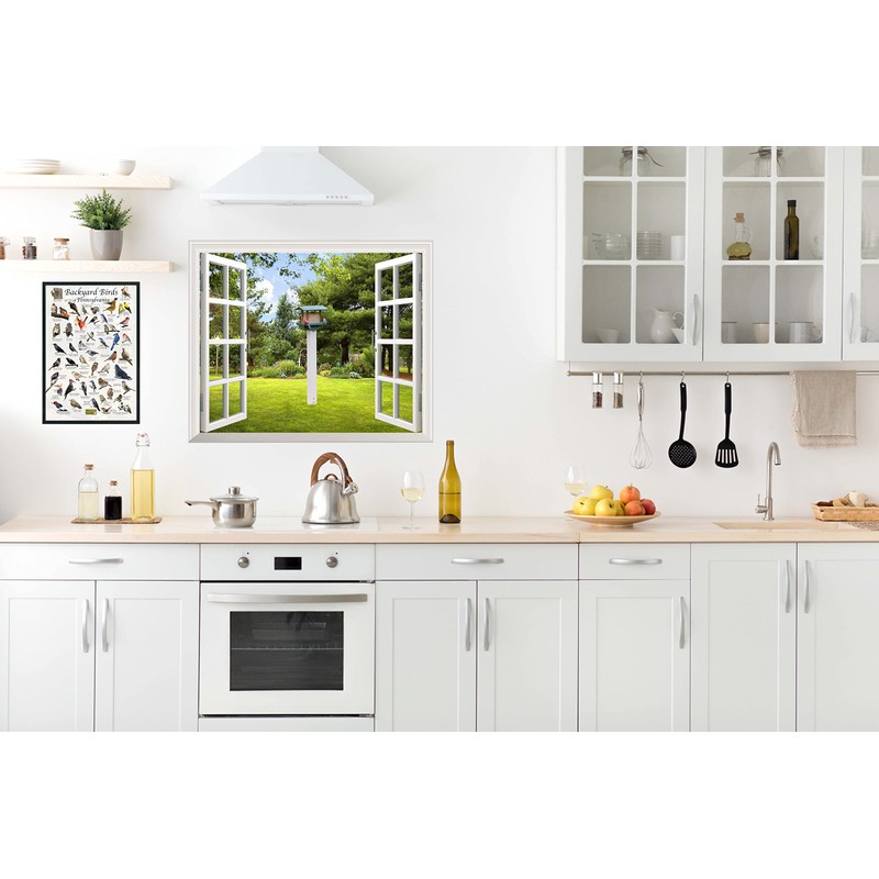 Where's Wildlife Backyard Birds of Pennsylvania Bird Identification Poster (12"