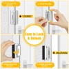 Crosize Home Security Door Locks 2 Pack, Metal Reinforcement Lock