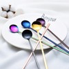 Long Handle Spoon Stainless Steel Spoons teaspoons Mark Spoon Coffee
