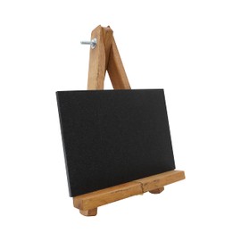 EUROPEL Chalkboard Desktop Portrait, Durable FSC Certified Oakwood Base, Double Sided, for Water Based Marker, for Restaurant, Hotel