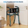 Walkers for Seniors with Seat, Lightweight Folding Space Saver Mobility