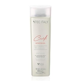 TEC ITALY Curls Gel Definition 300 ml | Gel para Definir Rizos con Fijación Baja a Media | Anti Frizz y Máximo Control | Para Todo Tipo de Cabello Rizado con Bouncy Technology