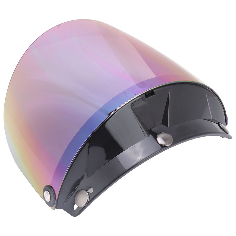 Motorcycle Helmet Lens Metal Button Removable UV Protection Adjustable Motorbike