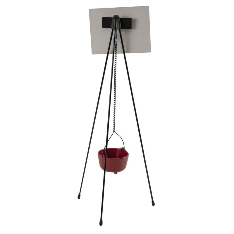 Byers' Choice Red Kettle with Tripod #430KE