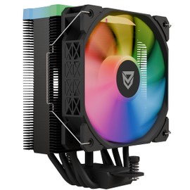 Nfortec Centaurus X2 CPU Air Cooler 4 Tubes 120mm ARGB Lighting Technology Fan with PWM Control INTEL and AMD Base Black