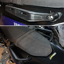 ZEXDDI Fits Tenere700 2023 Tenere 700 XT700Z XT 700 Z 2019-2024 Motorcycle Passenger Rear Handle Seat Side Handrail Grab Bar Accessories (with Strap)