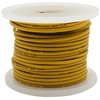 25 Feet Yellow 22 Gauge Solid Hook-Up Wire, Tinned Copper,