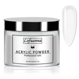 Lofuanna 17g Professional Clear Acrylic Powder Salon Quality Acrylic Nail Powder for Nails Extension Nail Art System for Home/Salon