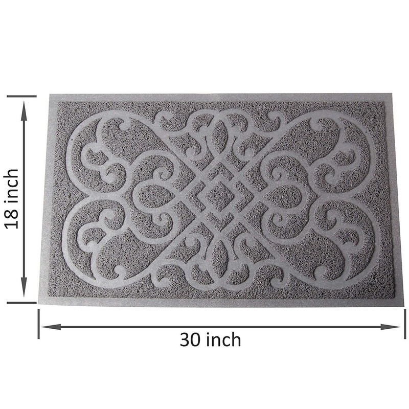 PetLike Cat Litter Box Mat, Thick Kitty Litter Trapping Mat,