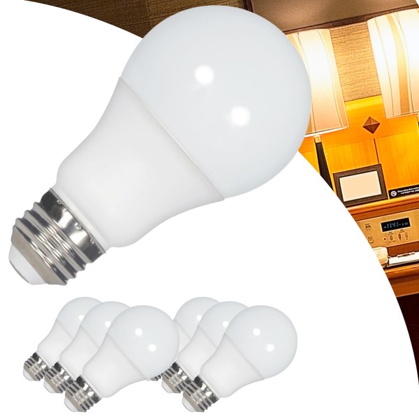 Satco S29593 9.5W A19 LED Light Bulb, 2700K Warm White,