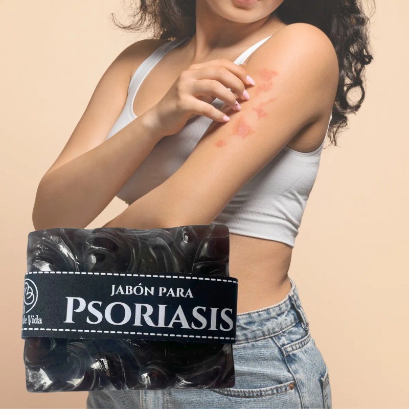 Jabón Para Psoriasis Tratamiento Natural 100g Tierra De Vida