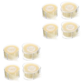 Baluue 8 Rolls Double Eyelid Stickers Fake Eyelid Tape Circle Stickers Girl Eyelid Tape Stickers Mesh Tape Beautiful Eyelid Sticker Eyelid Lifter Strip Natural Double Eyelid Tape Pp