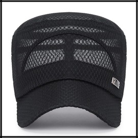 White Fang CZ804 Mesh Cap, Breathable, Summer Cap, Outdoor, Running, One Size Fits Most, Men's, Women's,, navy, Free size