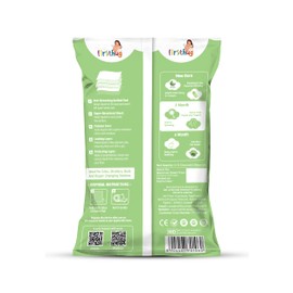 FIRSTHUG Baby Disposable Underpad Changing Mats Changing Pads Waterproof Diaper Breathable Underpads Bed Protector with Water Proof Non Slip Back Sheet -Size 60X60 Cm Pack of-5 White