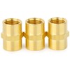 ChillWaves Brass Pipe Fitting, Hex Coupling 1/2" NPT Female x