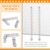 Rustark 250Pcs 5 Sizes 4mm OD Compression Springs Assortment Kit