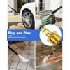 SNOKAY Pressure Washer Couplers - M22 14mm Quick Connect Plug-in