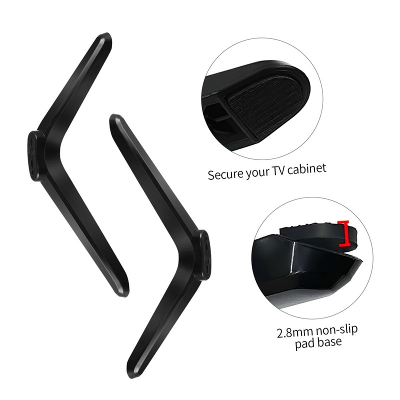 LIFKOME 2pcs TV Mount Stand, Universal TV Brackets TV Base