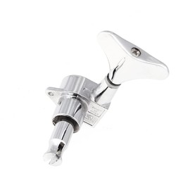 4 Chrome Sealed Tuning Pegs Tuners Machine Heads for Bass Guitar 2L+2R QIUNI