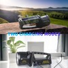 1300000 L Spotlight, Rechargeable Led Spotlight Flashlight with 350° Rotate